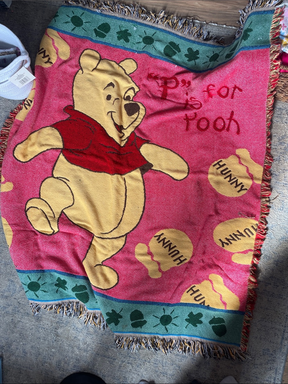 Disney Winnie the Pooh Sleep Sack Blanket - Pink, Yellow & Red
